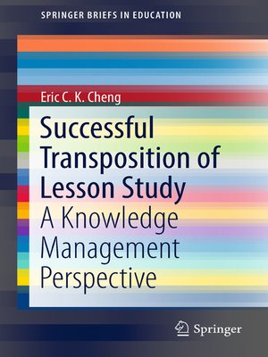 cover image of Successful Transposition of Lesson Study